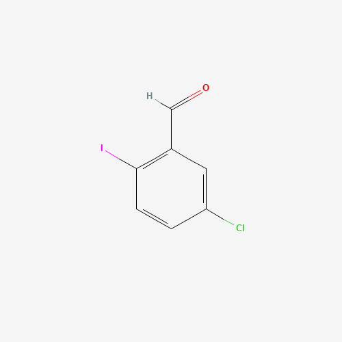 5-chloro-2-iodobenzaldehyde (CAS: 1001334-22-0) - Chemical Structure and Molecular Formula 
