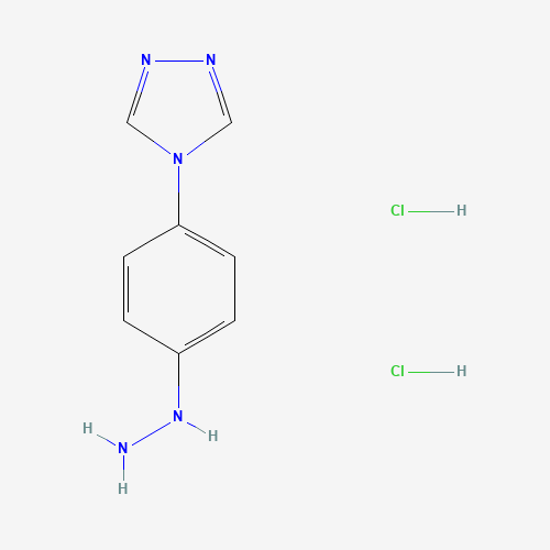 [4-(1,2,4-triazol-4-yl)phenyl]hydrazine;dihydrochloride (CAS: 154594-26-0) - Related Chemical Product