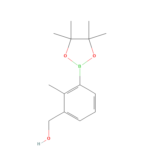 [2-methyl-3-(4,4,5,5-tetramethyl-1,3,2-dioxaborolan-2-yl)phenyl]methanol (CAS: 1400755-05-6) - Related Chemical Product