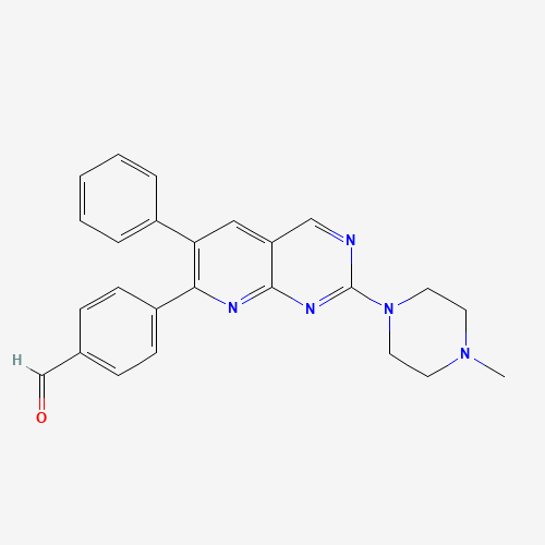 4-[2-(4-methylpiperazin-1-yl)-6-phenylpyrido[2,3-d]pyrimidin-7-yl]benzaldehyde (CAS: 867353-57-9) - Related Chemical Product