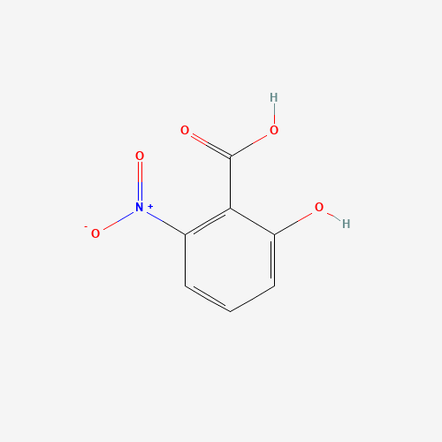 2-hydroxy-6-nitrobenzoic acid (CAS: 601-99-0) - Chemical Structure and Molecular Formula 