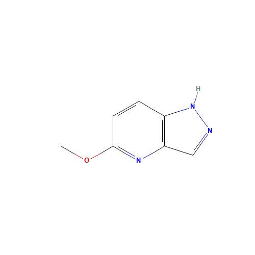5-methoxy-1H-pyrazolo[4,3-b]pyridine (CAS: 52090-71-8) - Chemical Structure and Molecular Formula 