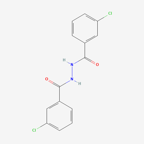 3-chloro-N'-(3-chlorobenzoyl)benzohydrazide (CAS: 38192-14-2) - Chemical Structure and Molecular Formula 