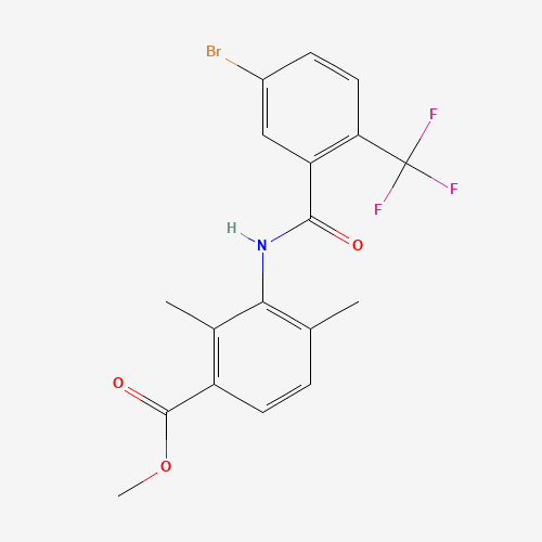 methyl 3-[[5-bromo-2-(trifluoromethyl)benzoyl]amino]-2,4-dimethylbenzoate (CAS: 1529761-45-2) - Related Chemical Product