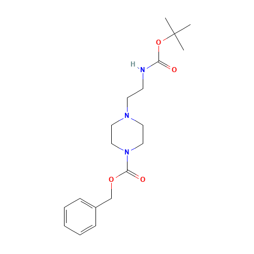 benzyl 4-[2-[(2-methylpropan-2-yl)oxycarbonylamino]ethyl]piperazine-1-carboxylate (CAS: 500013-42-3) - Related Chemical Product
