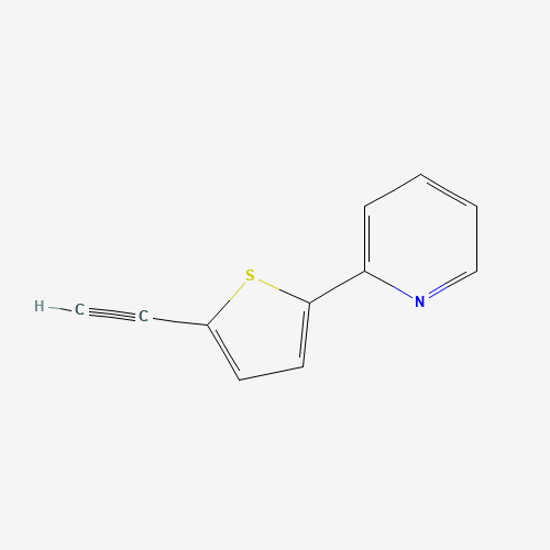 2-(5-ethynylthiophen-2-yl)pyridine (CAS: 132464-90-5) - Chemical Structure and Molecular Formula 