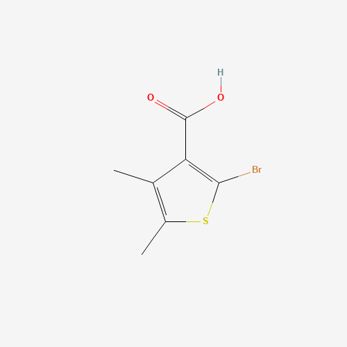 2-bromo-4,5-dimethylthiophene-3-carboxylic acid (CAS: 175217-22-8) - Chemical Structure and Molecular Formula 