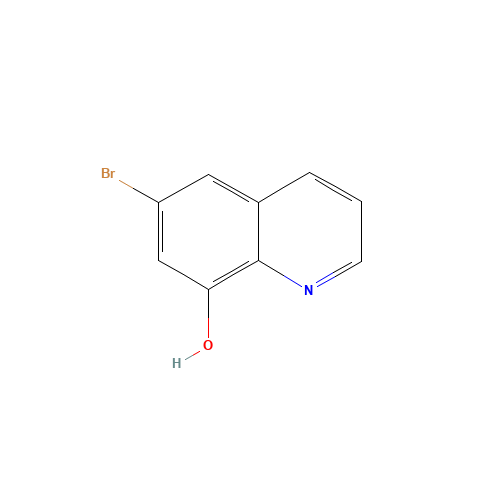 6-bromoquinolin-8-ol (CAS: 139399-64-7) - Chemical Structure and Molecular Formula 