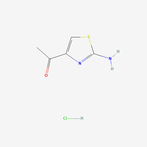1-(2-amino-1,3-thiazol-4-yl)ethanone;hydrochloride (CAS: 116008-78-7) - Chemical Structure and Molecular Formula 