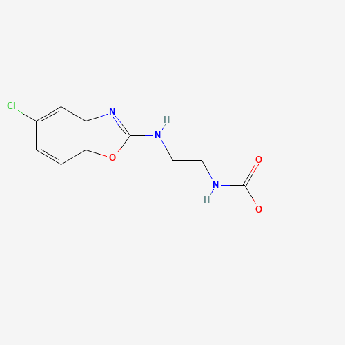 tert-butyl N-[2-[(5-chloro-1,3-benzoxazol-2-yl)amino]ethyl]carbamate (CAS: 1144509-75-0) - Related Chemical Product