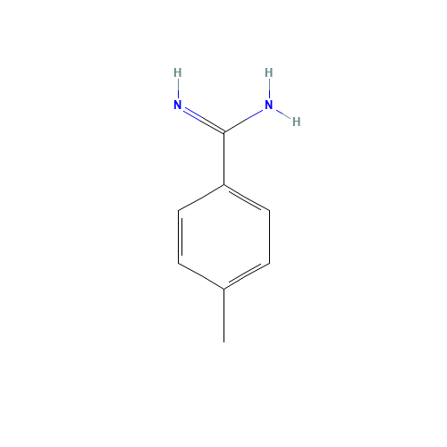 4-methylbenzenecarboximidamide (CAS: 18465-11-7) - Chemical Structure and Molecular Formula 