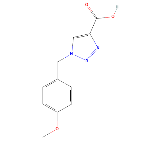 1-[(4-methoxyphenyl)methyl]triazole-4-carboxylic acid (CAS: 4916-13-6) - Related Chemical Product