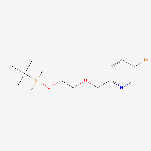 2-[(5-bromopyridin-2-yl)methoxy]ethoxy-tert-butyl-dimethylsilane (CAS: 1419603-00-1) - Related Chemical Product
