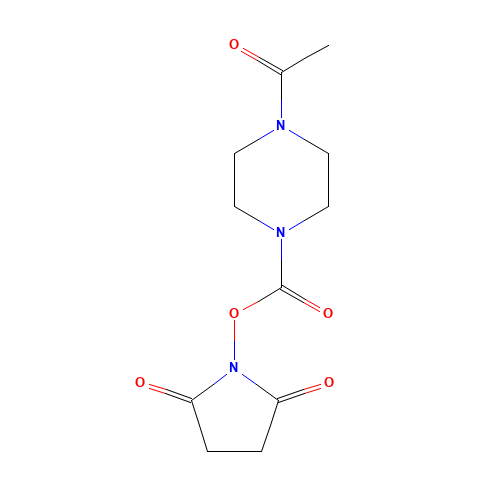 (2,5-dioxopyrrolidin-1-yl) 4-acetylpiperazine-1-carboxylate (CAS: 1460029-40-6) - Related Chemical Product
