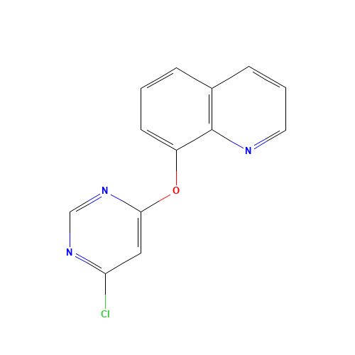8-(6-chloropyrimidin-4-yl)oxyquinoline (CAS: 862270-52-8) - Related Chemical Product