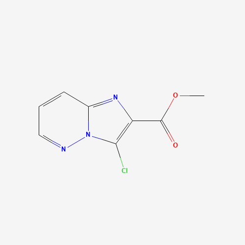 methyl 3-chloroimidazo[1,2-b]pyridazine-2-carboxylate (CAS: 1207175-35-6) - Chemical Structure and Molecular Formula 