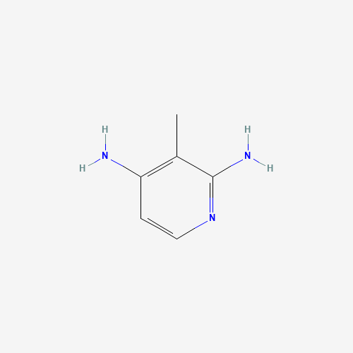 3-methylpyridine-2,4-diamine (CAS: 1227571-27-8) - Chemical Structure and Molecular Formula 