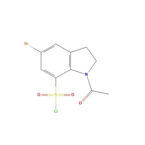 1-acetyl-5-bromo-2,3-dihydroindole-7-sulfonyl chloride (CAS: 30691-46-4) - Related Chemical Product