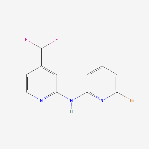 6-bromo-N-[4-(difluoromethyl)pyridin-2-yl]-4-methylpyridin-2-amine (CAS: 1411772-41-2) - Related Chemical Product