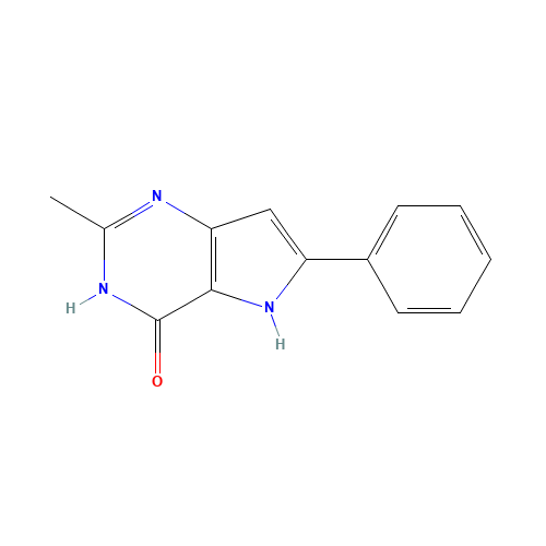 2-methyl-6-phenyl-1,5-dihydropyrrolo[3,2-d]pyrimidin-4-one (CAS: 95980-17-9) - Related Chemical Product
