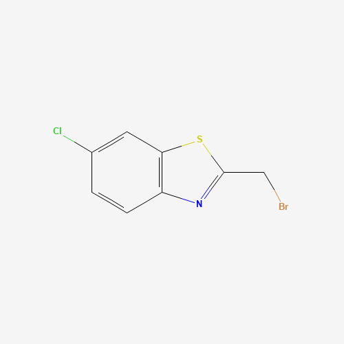 2-(bromomethyl)-6-chloro-1,3-benzothiazole (CAS: 50739-39-4) - Chemical Structure and Molecular Formula 