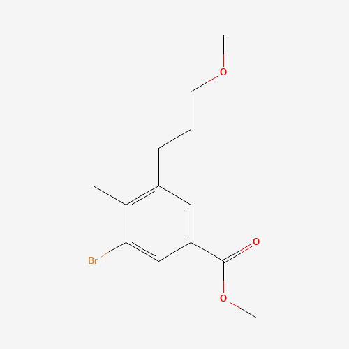 methyl 3-bromo-5-(3-methoxypropyl)-4-methylbenzoate (CAS: 1229244-99-8) - Related Chemical Product