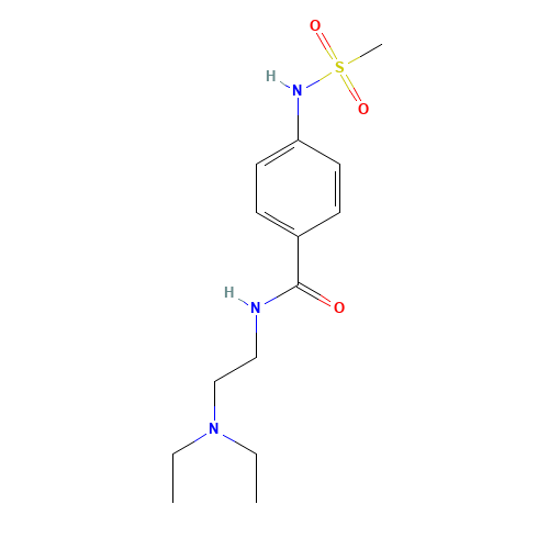 N-[2-(diethylamino)ethyl]-4-(methanesulfonamido)benzamide (CAS: 101526-83-4) - Related Chemical Product