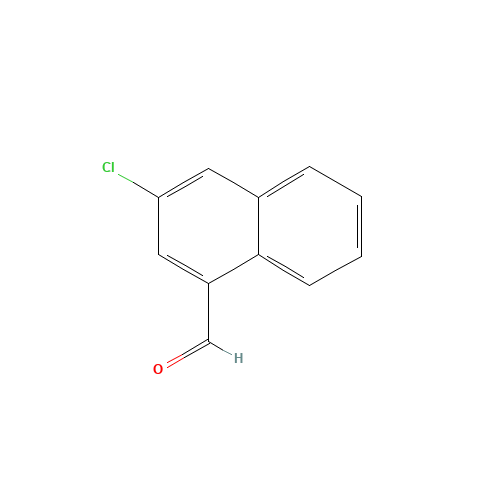 3-chloronaphthalene-1-carbaldehyde (CAS: 58782-64-2) - Chemical Structure and Molecular Formula 