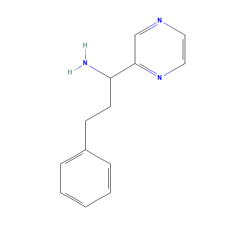 3-phenyl-1-pyrazin-2-ylpropan-1-amine (CAS: 885275-26-3) - Related Chemical Product