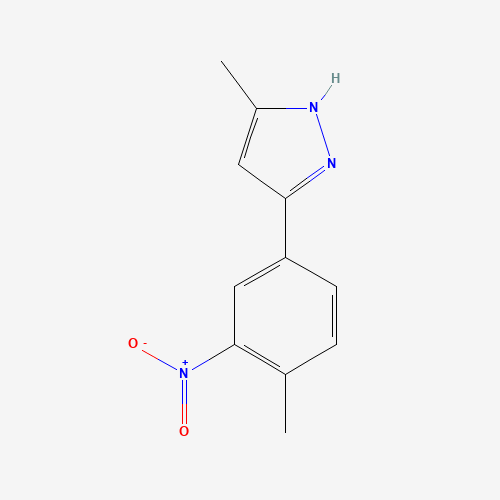 5-methyl-3-(4-methyl-3-nitrophenyl)-1H-pyrazole (CAS: 1232892-80-6) - Related Chemical Product