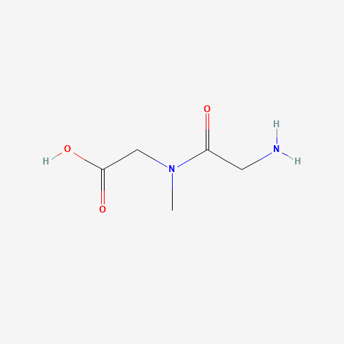 2-[(2-aminoacetyl)-methylamino]acetic acid (CAS: 29816-01-1) - Chemical Structure and Molecular Formula 