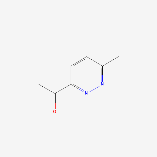 1-(6-methylpyridazin-3-yl)ethanone (CAS: 91544-04-6) - Chemical Structure and Molecular Formula 