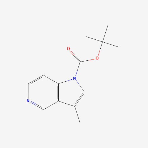 tert-butyl 3-methylpyrrolo[3,2-c]pyridine-1-carboxylate (CAS: 877060-56-5) - Chemical Structure and Molecular Formula 