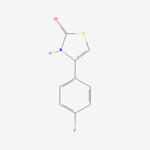 4-(4-fluorophenyl)-3H-1,3-thiazol-2-one (CAS: 834885-06-2) - Chemical Structure and Molecular Formula 