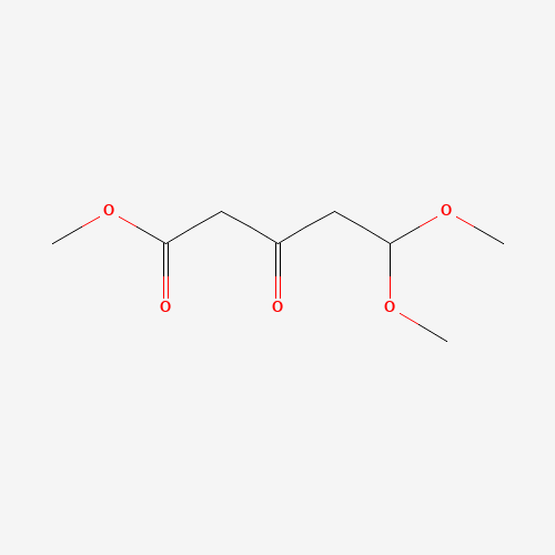 methyl 5,5-dimethoxy-3-oxopentanoate (CAS: 217447-41-1) - Chemical Structure and Molecular Formula 