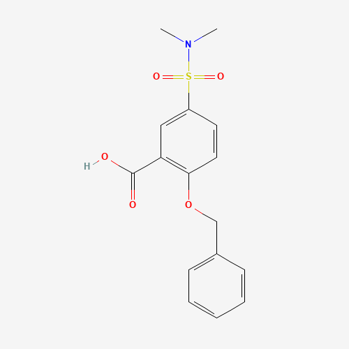 5-(dimethylsulfamoyl)-2-phenylmethoxybenzoic acid (CAS: 1285516-70-2) - Related Chemical Product