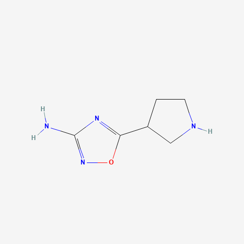 5-pyrrolidin-3-yl-1,2,4-oxadiazol-3-amine (CAS: 114724-78-6) - Related Chemical Product