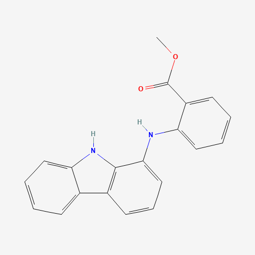 methyl 2-(9H-carbazol-1-ylamino)benzoate (CAS: 1337956-24-7) - Chemical Structure and Molecular Formula 