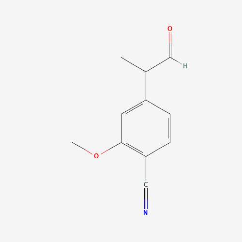 2-methoxy-4-(1-oxopropan-2-yl)benzonitrile (CAS: 1255207-22-7) - Related Chemical Product