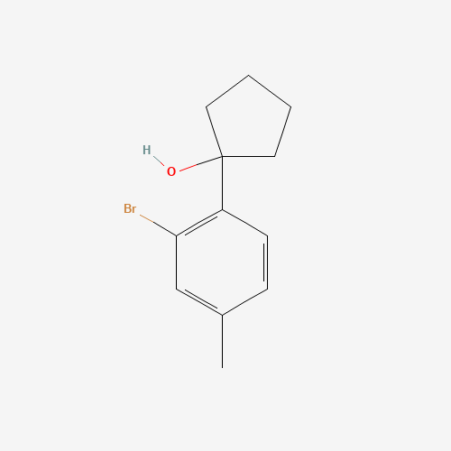 1-(2-bromo-4-methylphenyl)cyclopentan-1-ol (CAS: 1437052-26-0) - Related Chemical Product