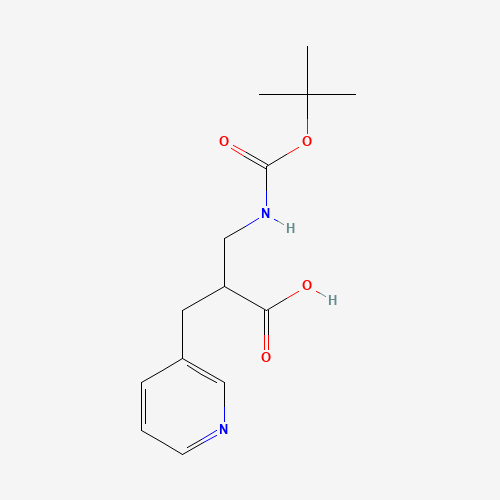 2-[[(2-methylpropan-2-yl)oxycarbonylamino]methyl]-3-pyridin-3-ylpropanoic acid (CAS: 1114567-17-7) - Related Chemical Product