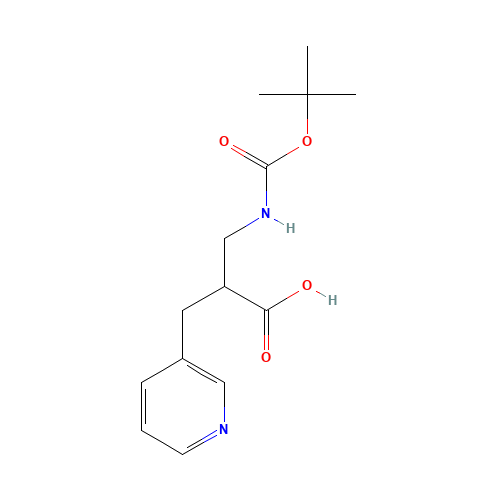 2-[[(2-methylpropan-2-yl)oxycarbonylamino]methyl]-3-pyridin-3-ylpropanoic acid (CAS: 1114567-17-7) - Related Chemical Product