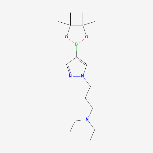 N,N-diethyl-3-[4-(4,4,5,5-tetramethyl-1,3,2-dioxaborolan-2-yl)pyrazol-1-yl]propan-1-amine (CAS: 1201789-71-0) - Related Chemical Product