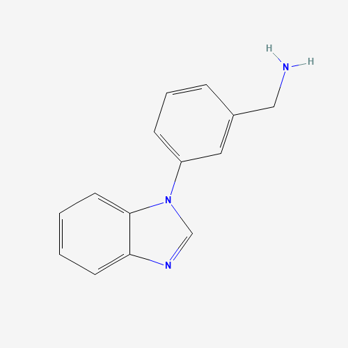[3-(benzimidazol-1-yl)phenyl]methanamine (CAS: 1369016-37-4) - Related Chemical Product