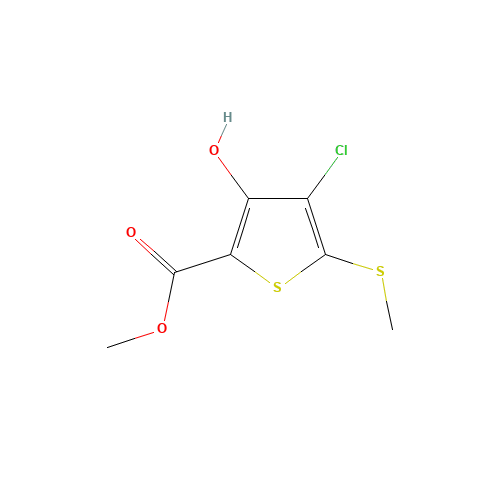 methyl 4-chloro-3-hydroxy-5-methylsulfanylthiophene-2-carboxylate (CAS: 104386-68-7) - Related Chemical Product
