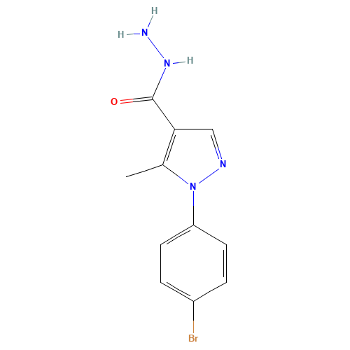 1-(4-bromophenyl)-5-methylpyrazole-4-carbohydrazide (CAS: 618092-50-5) - Related Chemical Product