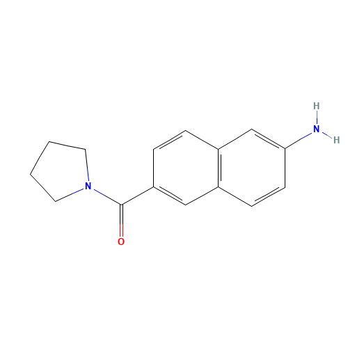 (6-aminonaphthalen-2-yl)-pyrrolidin-1-ylmethanone (CAS: 832103-05-6) - Related Chemical Product