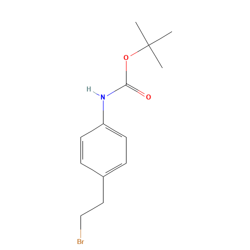 tert-butyl N-[4-(2-bromoethyl)phenyl]carbamate (CAS: 218943-57-8) - Related Chemical Product