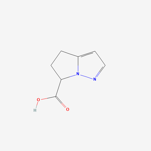 5,6-dihydro-4H-pyrrolo[1,2-b]pyrazole-6-carboxylic acid (CAS: 1190392-24-5) - Chemical Structure and Molecular Formula 