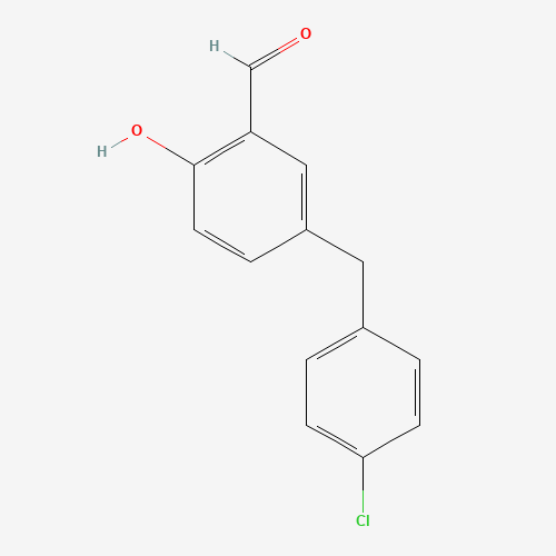 5-[(4-chlorophenyl)methyl]-2-hydroxybenzaldehyde (CAS: 91512-29-7) - Related Chemical Product